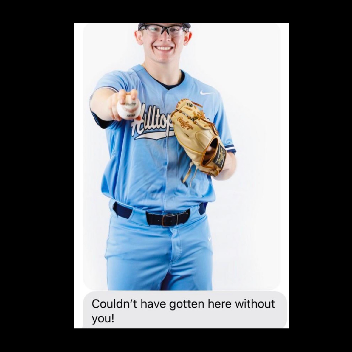 Player in college uniform